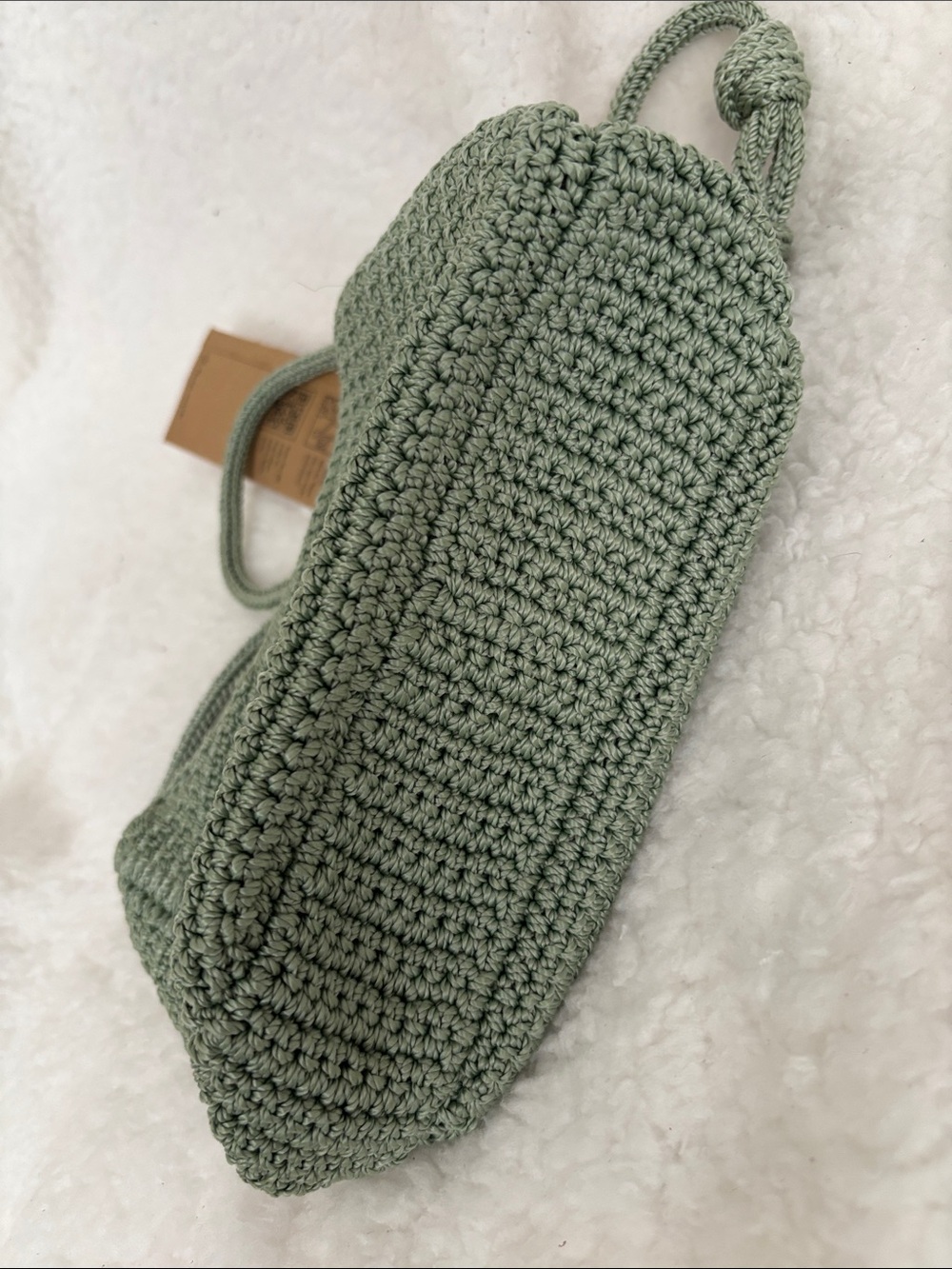 The Sak Sage Green Crochet Crossbody with Floral Appliques - Picture 6 of 10